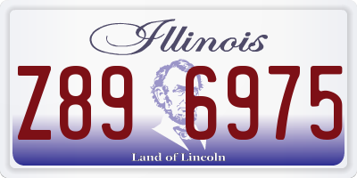 IL license plate Z896975