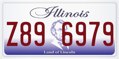 IL license plate Z896979