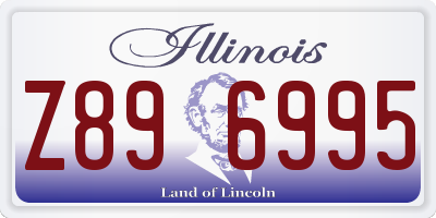 IL license plate Z896995