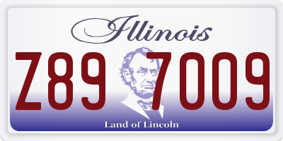 IL license plate Z897009