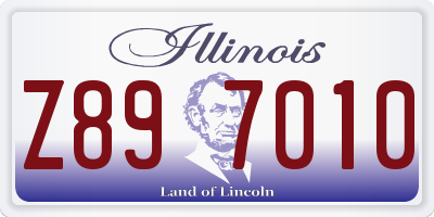 IL license plate Z897010