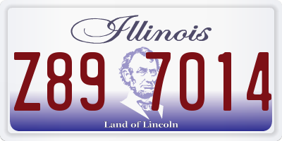 IL license plate Z897014