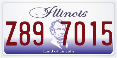 IL license plate Z897015