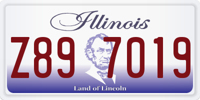 IL license plate Z897019