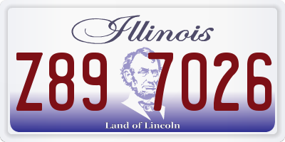 IL license plate Z897026