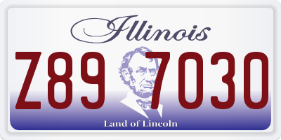 IL license plate Z897030