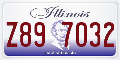 IL license plate Z897032