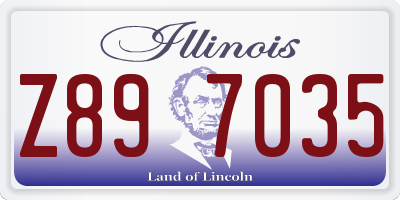 IL license plate Z897035