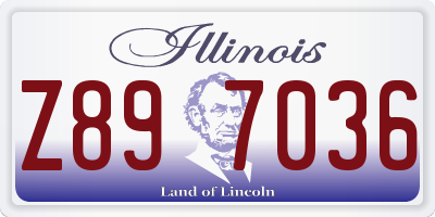 IL license plate Z897036