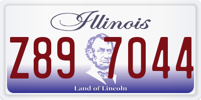 IL license plate Z897044