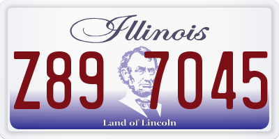 IL license plate Z897045