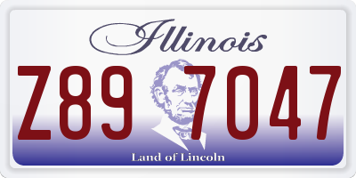 IL license plate Z897047