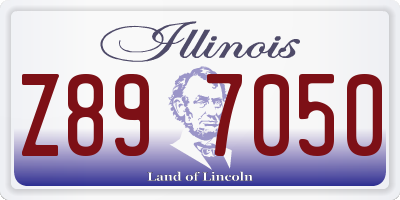 IL license plate Z897050