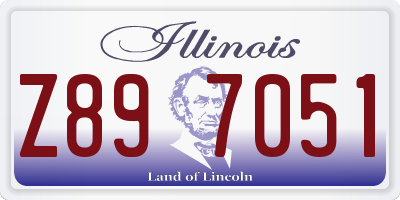 IL license plate Z897051