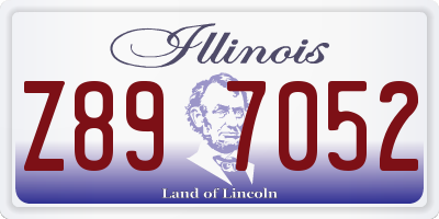 IL license plate Z897052