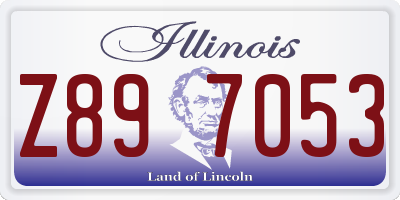 IL license plate Z897053