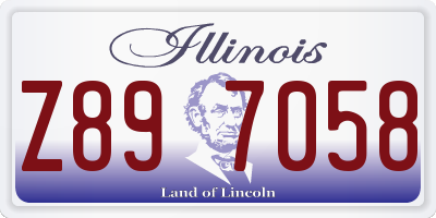 IL license plate Z897058