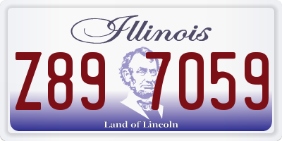 IL license plate Z897059