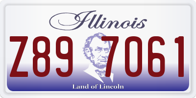 IL license plate Z897061