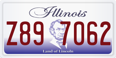 IL license plate Z897062