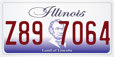 IL license plate Z897064