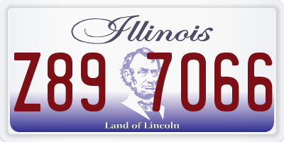 IL license plate Z897066