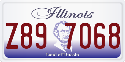 IL license plate Z897068