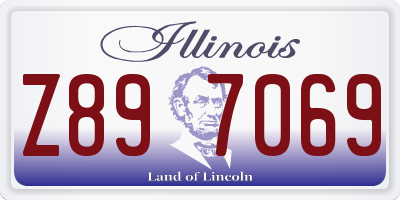 IL license plate Z897069