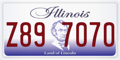 IL license plate Z897070