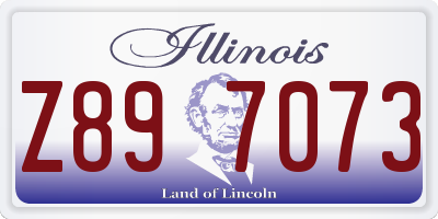 IL license plate Z897073