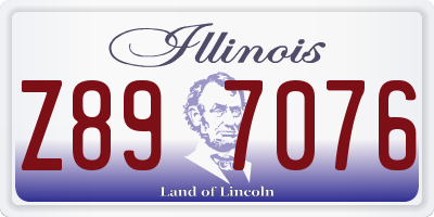 IL license plate Z897076