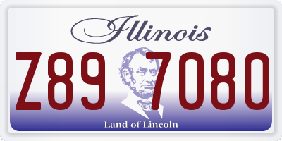 IL license plate Z897080
