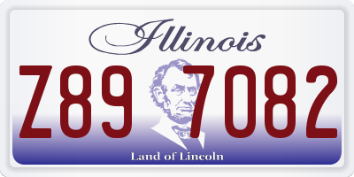 IL license plate Z897082