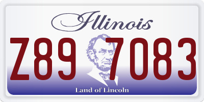 IL license plate Z897083