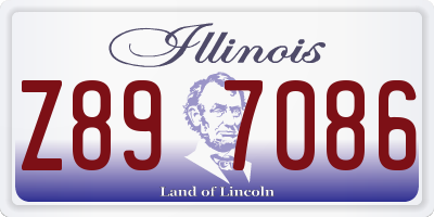 IL license plate Z897086