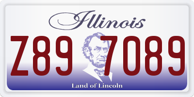 IL license plate Z897089