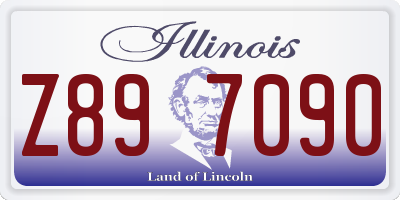 IL license plate Z897090