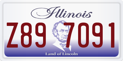 IL license plate Z897091