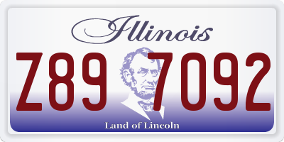 IL license plate Z897092