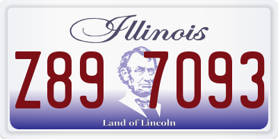 IL license plate Z897093