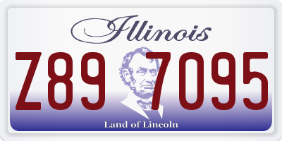 IL license plate Z897095