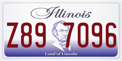 IL license plate Z897096