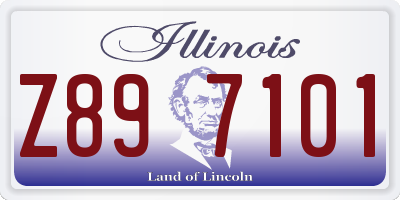 IL license plate Z897101