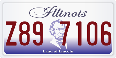 IL license plate Z897106