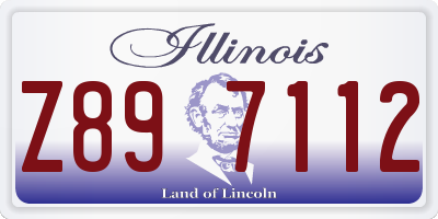 IL license plate Z897112