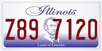 IL license plate Z897120