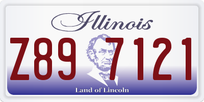 IL license plate Z897121