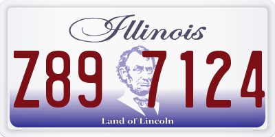 IL license plate Z897124