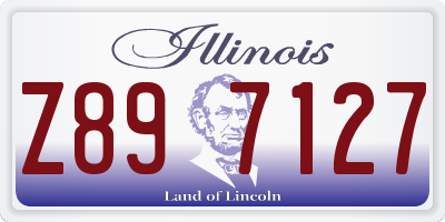 IL license plate Z897127