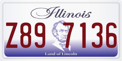 IL license plate Z897136